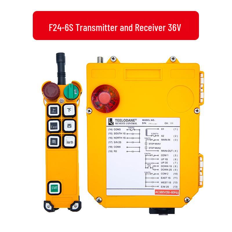 Yuding Weikong F24 Series Single Speed Wireless Overhead Crane Hoist Remote Control