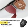 Car Sun Visor Eyeglass Case Holder Sunglasses Storage Clip For Mercedes Benz AMG A C E Class W201 W210 W108 W204 W205 W203 W211