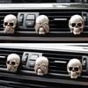 Car Accessory Unique Skull-shaped Car Perfume Clips Vent Holders for Air Stylish Accessories for Car Vent Air Conditioner