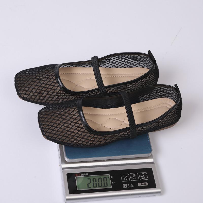 Women S Breathable Mesh Hollowed Mary Jane Shoes For Spring Summer