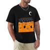 Black Cats And Jackolanterns Tshirt Funny T Shirts Cotton Tshirt