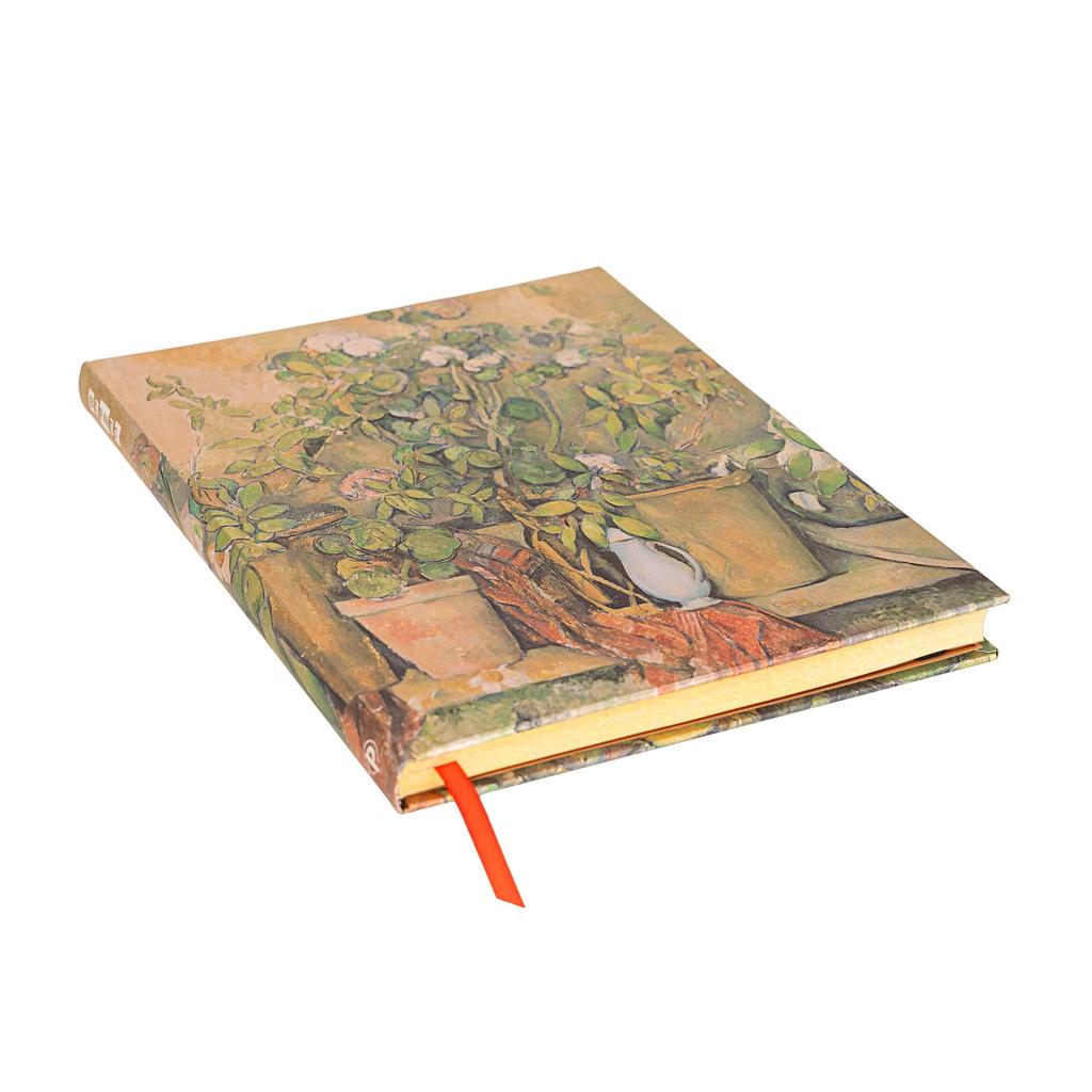Paperblanks Hardcover Cezanne Terracotta Pot and Notebook, Flowers, Ultra, B5, Ruled, PB9786-0