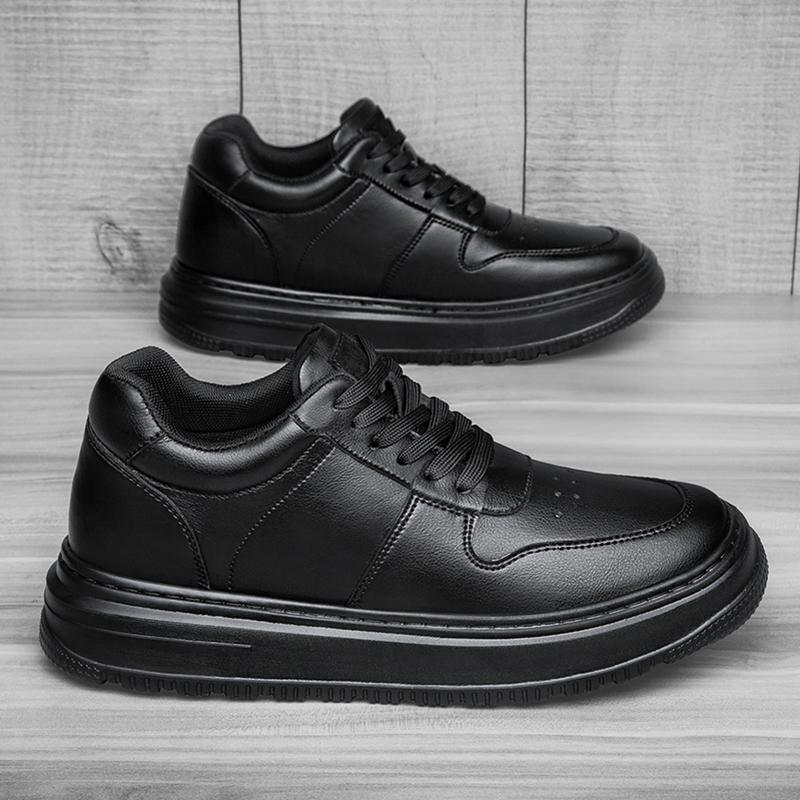 Mode Handgefertigte Schnürschuhe für Herren Neue Trendige Vielseitige Basic Stiefel Rutschfeste Sportliche Stiefeletten Weiche Bequeme Lässige Herren-Sneaker