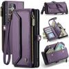 Tracolla per Samsung Galaxy S24 S23 Ultra S22 S21 S20 Custodia Portafoglio Porta Carte