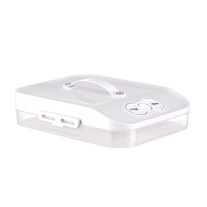 Durable PP Multi Layer Freezer Box Practical Multi Layer Fridge Storage Container For Home And Office Refrigerators