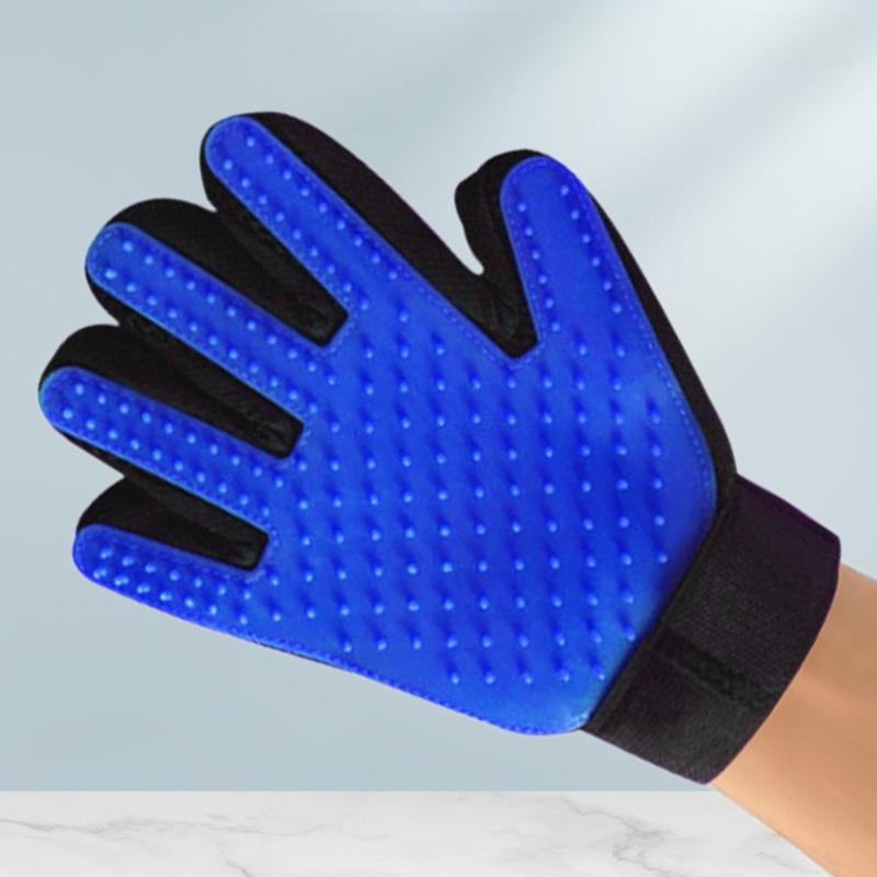 Silicone Pet Grooming Gloves Cat Brushes Grooming Gloves Are Used for Bathing Cleaning and Removing Hair From Pet Supplies for Dogs Pet Accessories