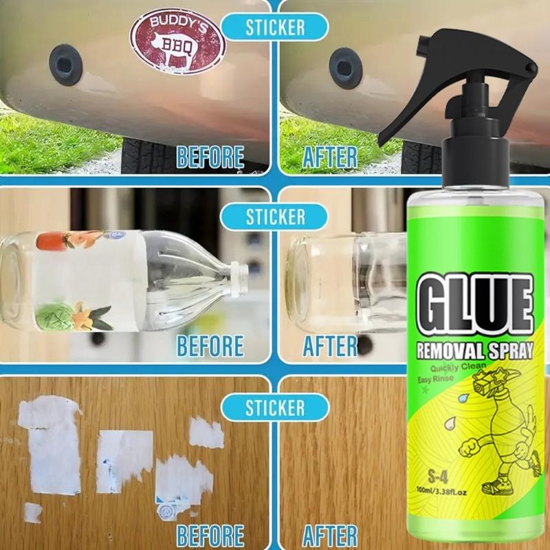 Car Window Film Adhesive Remover 100ml Glues Removal Sprayer for Window Decals Glues Labels Multifunctional Residues Remover