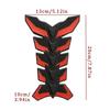 Motorcycle Oil Tank Stickers Car-styling 3D Carbon Fiber Motorcycle Tank Pad Tankpad Protector Sticker Fish Bone Style