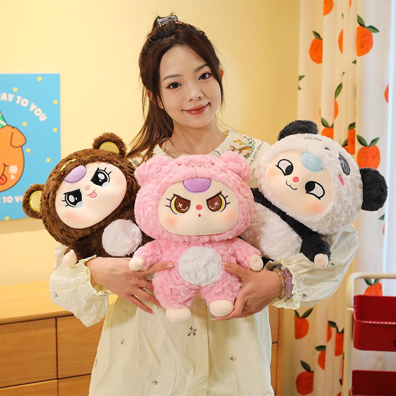 New baby three-year-old throw pillow plush toy doll lop ear creative doll rabbit doll