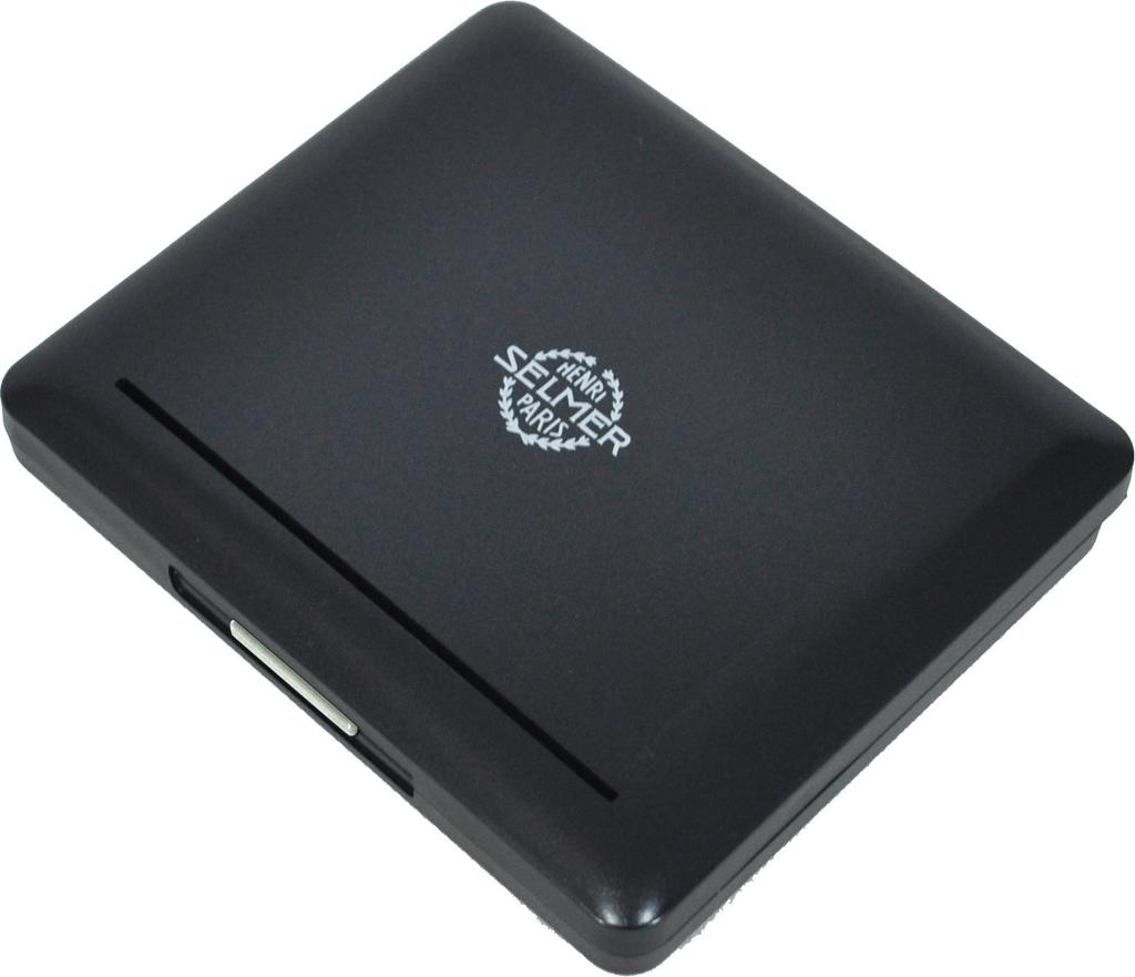 Nonaka Boeki Nonaka Clarinet Plastic Reed Case with Selmer Holds 12 Black B Logo, Reeds,