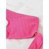Women Solid Color Sexy One Piece Bikini Swimsuit For Beach Swimming