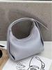 Borsa a tracolla a forma di raviolo in vera pelle: Moda Donna 2025 Monospalla & Portatile