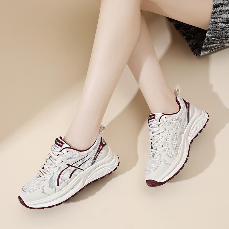 Dad shoes women show small feet new shoes spring thick sole heightened soft sole light casual shoes sports explosion