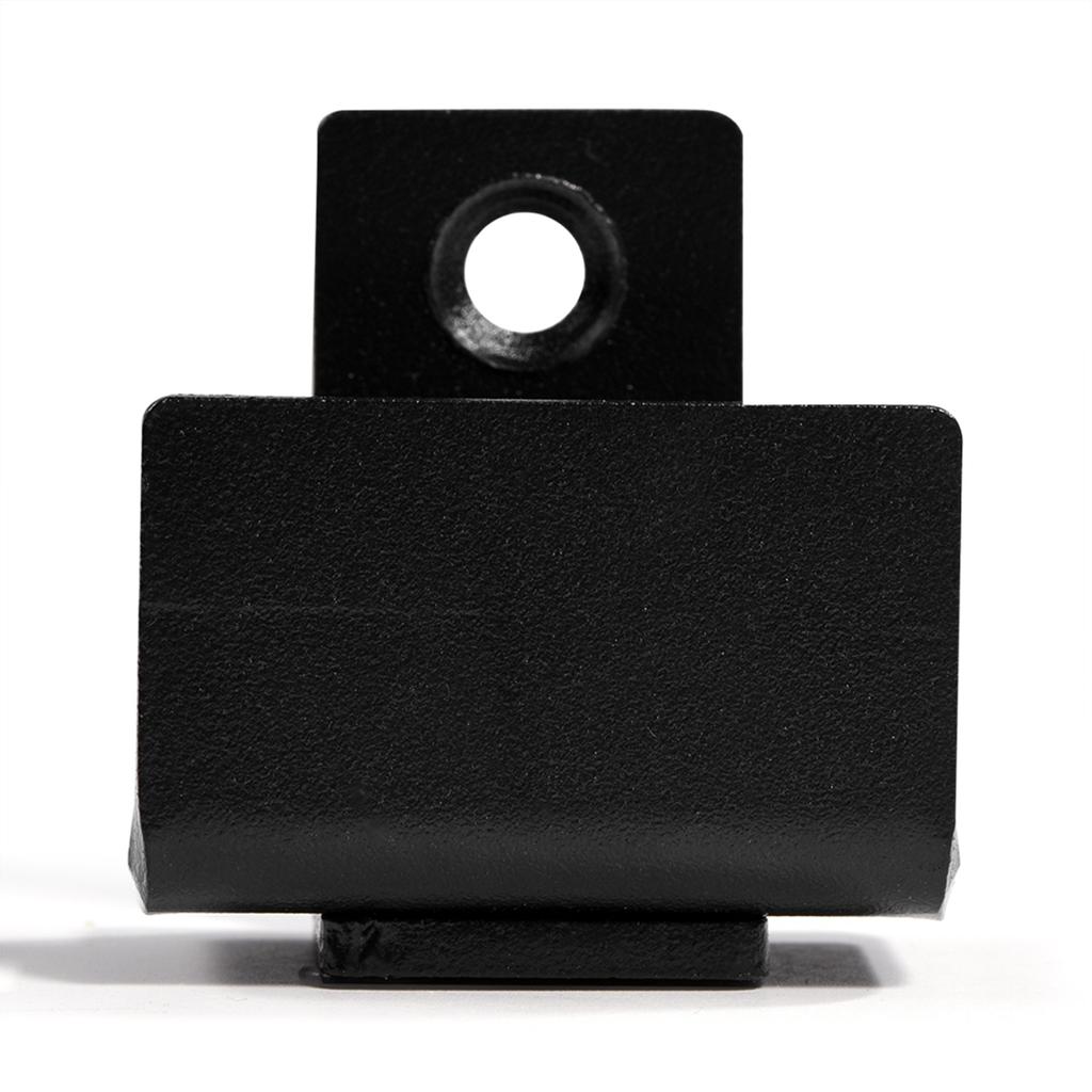 1pc Black Steel Hardware Sliding Barn Door Bottom Wall Mount Floor Guide with Screws