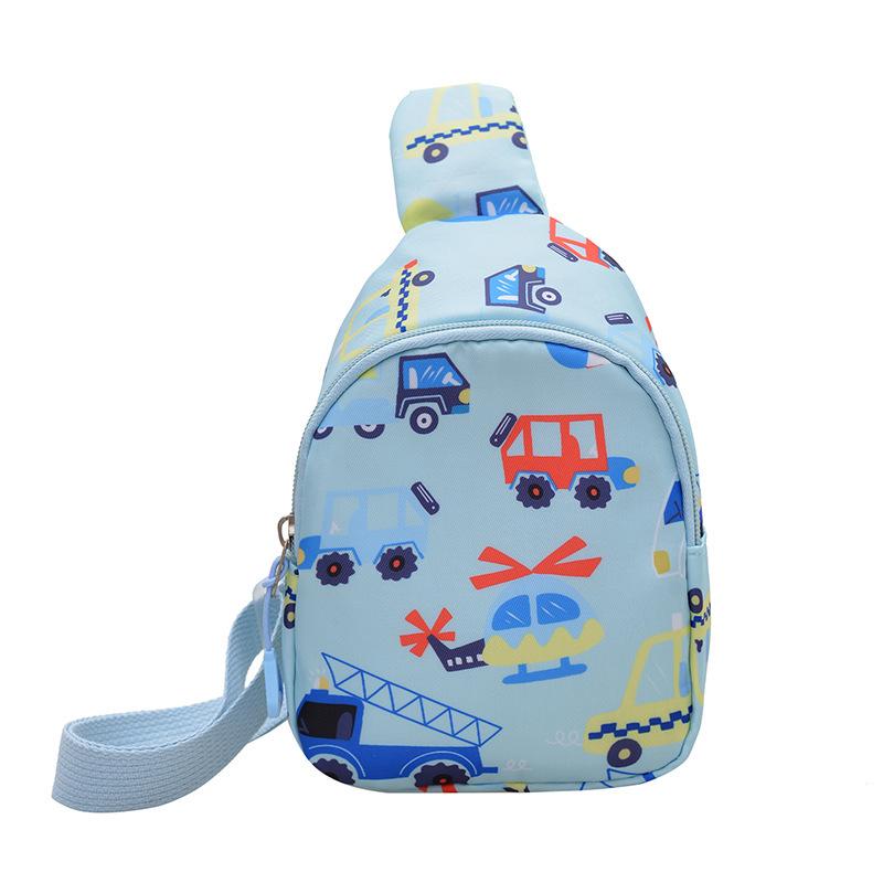 2026 Trendy Graffiti Car Chest Bag: Cute, Large-Capacity Snack & Backpack for Girls