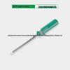 Two-Color Magnetic Screwdriver, No. 14, 3mm Phillips/Flathead, Rubberized Handle, for Household & Electrician Repairs