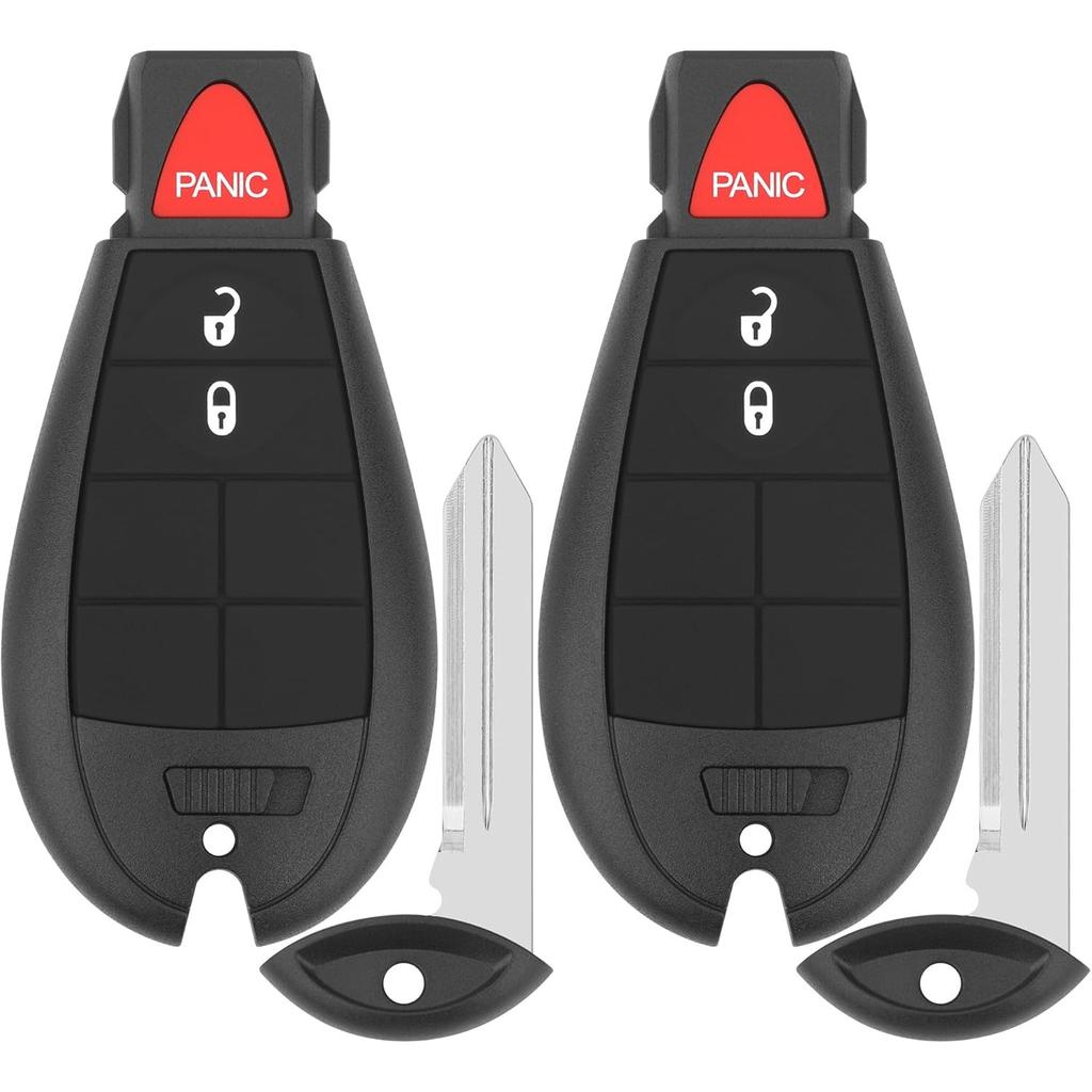 Entry Remote Key Fob Keyless Fit for Dodge Ram 1500 2500 3500, Grand Caravan, Journey, Durango, Jeep Grand Cherokee, Chrysler, IYZ-C01C M3N5WY783X