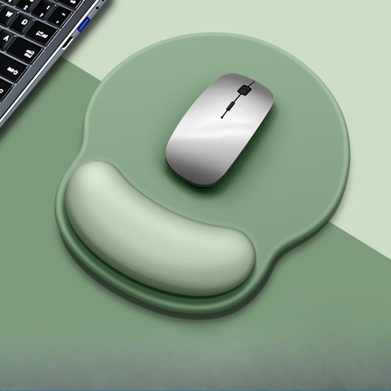 

Gradient Mouse Pad Wrist Support Pad Mouse Computer Memory Foam Wrist Protection Pad Simple Silicone Mouse Pad мятный зеленый