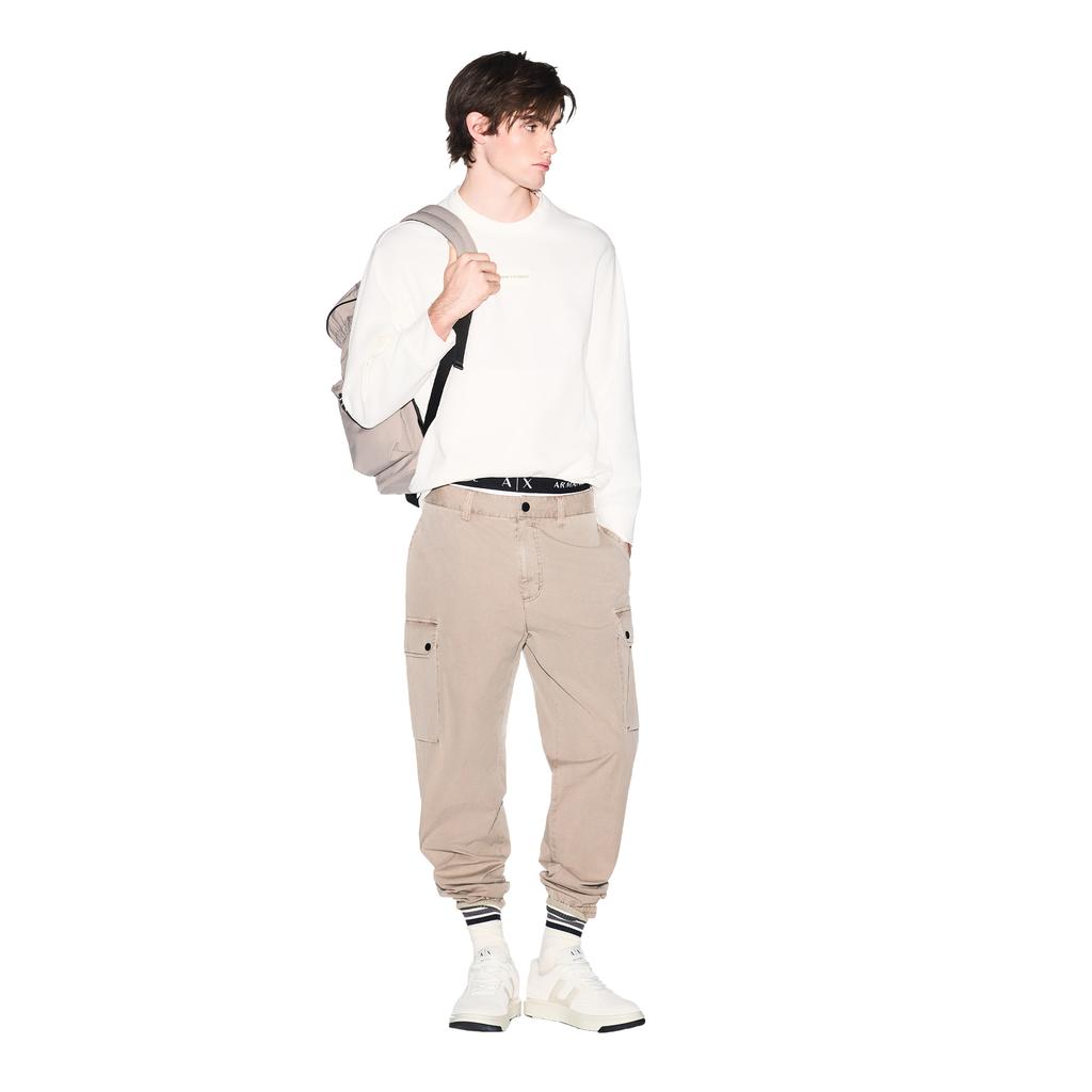 Armani Exchange Mens Relaxed Fit Sweatshirt