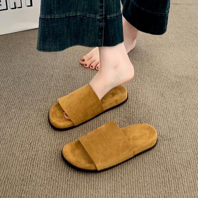 Fashion New Style Luxury Summer Slippers Women Fashion Handmade Retro Thick Soles Non-slip Slides Woman Outside Casual Platform Shoes