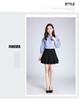 Women's Elastic High Waist Double Layer Square Dance Skirt - A-line with Large Hem and Anti-exposure Design