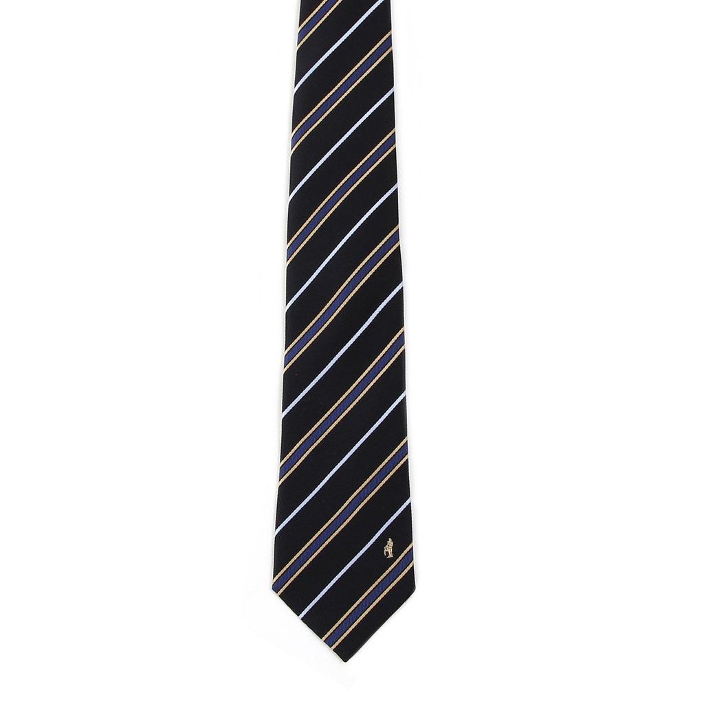 [Fortuna Tokyo] Necktie 02. Spirit Nishijin-ori Necktie Men's FT-T02 Dark Navy Blue, Blade Width 8cm, Length 142cm (One Size Fits All)
