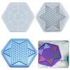 Checkers Silicone Mould DIY Crystal Epoxy Mold Three-dimensional Checkers Board