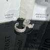 Korean Minimalist Silver-Plated Lace Hollow Coin Ring for Women - Stackable Niche Design for a Cool, Stylish Look on the Index Finger.