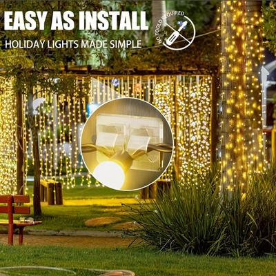 10/20pcs Adhesive Hook Outdoor String Lights Hooks Transparent Home Strong Self Adhesive Hooks Bathroom Kitchen Wall Hang Hooks