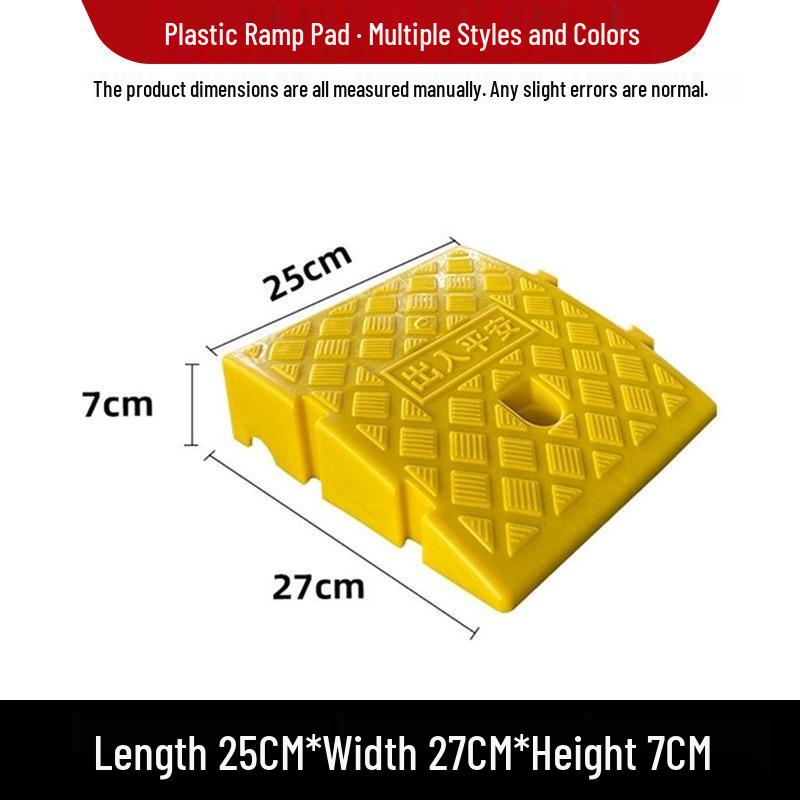 Plastic Threshold Ramp & Speed Bump for Cars and Curb Climbing