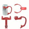 Palm Design Soda Can Handle with Suction Cup Soda Can Support Creative Soda Can Grip  For 12 Oz Can