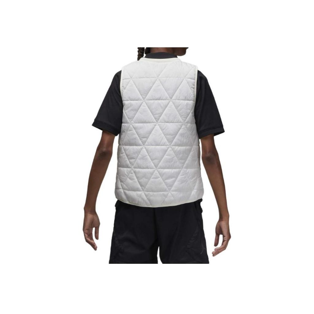 Nike Solid Color Zip Neck Vest Men vests White FB3266-133