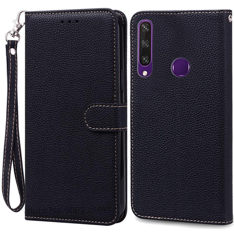 Pro pouzdro Huawei Y6P Kožené peněženkové vyklápěcí pouzdro Pro pouzdro Huawei Y6p MED-LX9N Měkký plný kryt Coque Fundas pro pouzdro Huawei Y6P