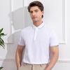 Yayan Men's Business Casual Short Sleeve Polo Shirt