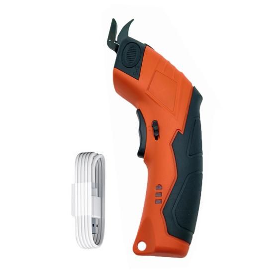 Cordless Electric Scissor with Rotating Blade Ergonomic Handle Battery Operated Rechargeable Electric