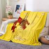 Chinesischer Drache, weicher Plüsch, Sofabett-Überwurf, Cartoon-Motiv, moderner Flanell-Deckenbezug, bedruckt, Bettdecke, Geschenk, Picknick-Decken