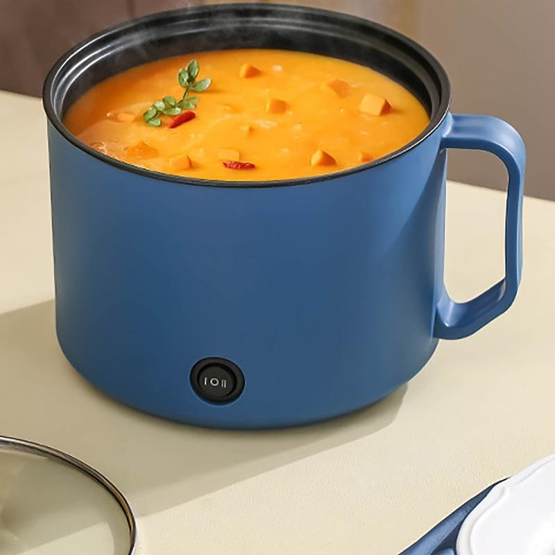 Mini Hot Pot Portable Fast Heating Easy To Clean Multifunctional Electric Cooker For Home Dorms Office