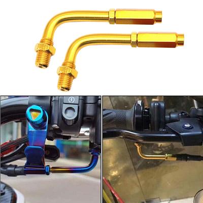 Motorcycle 90 Degree Aluminum Alloy Adjustable Throttle Cable Screw Head Motorbike Parts Motorbike Accessories