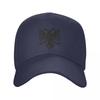 Personalized Flag Of Albania Eagle Baseball Cap for Unisex Women Breathable Albanian Pride Dad Hat Streetwear Snapback Caps