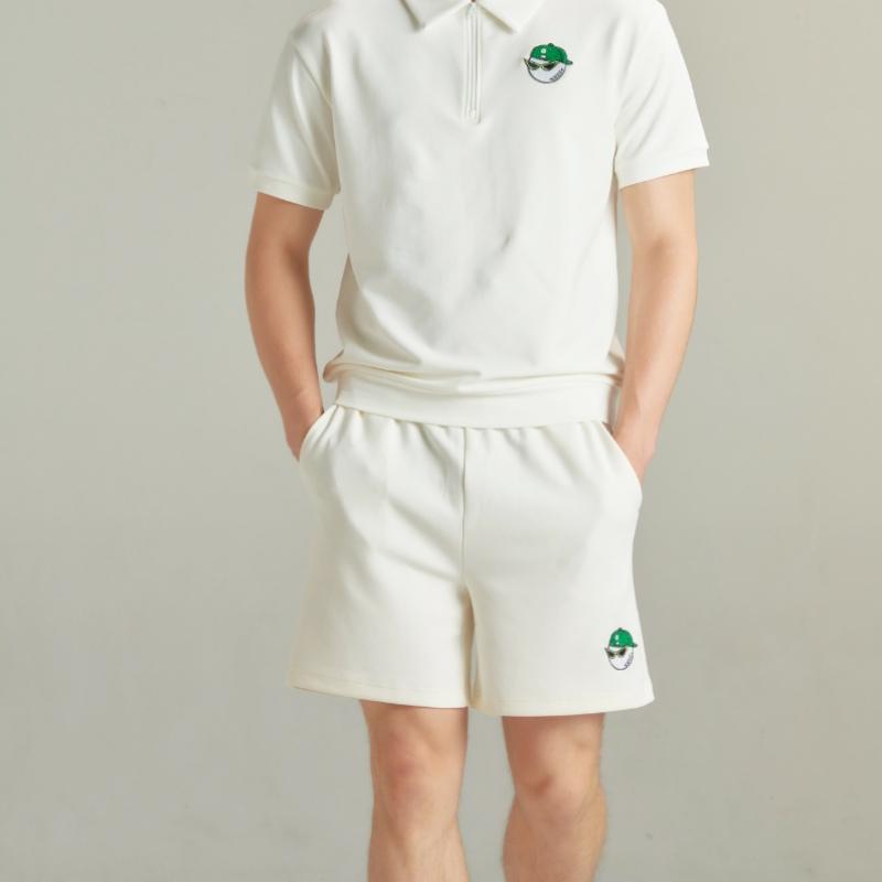 GOXO Sports Fit Shorts White   Model