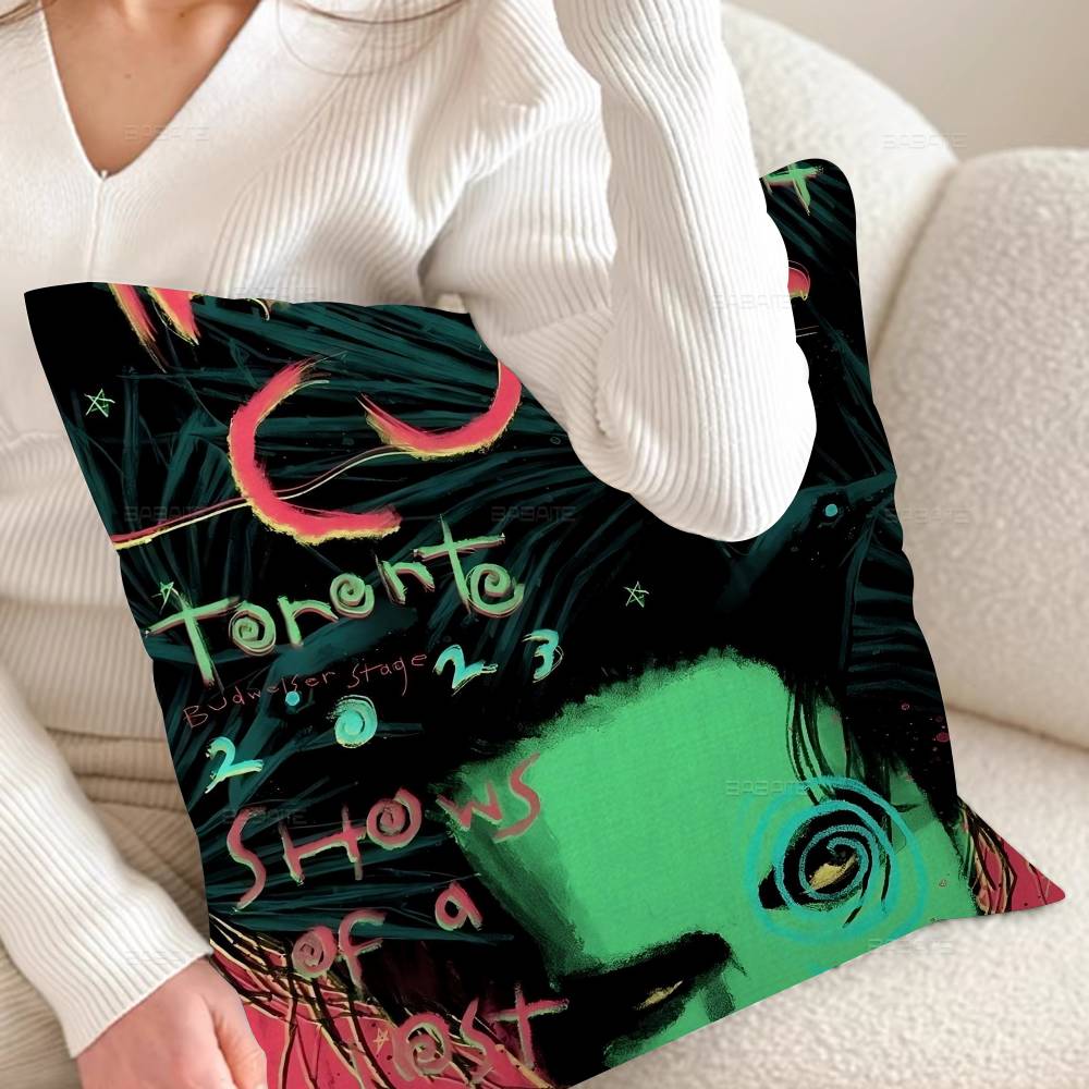 Rock Band The C-Cure Personalized Pillow Cover Kids Bedroom Wild Party Decor Pillowcase Kid Birthday Shower Gift