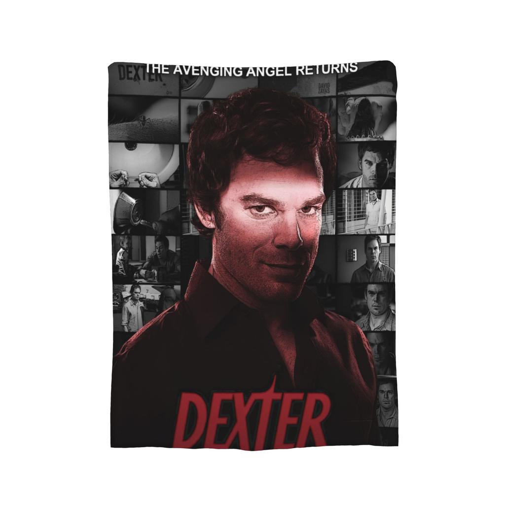 Dexter Morgan Tv Show Blankets Fuzzy Throw Blanket Summer Air Conditioning Portable Soft Warm Bedspreads,