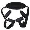 Sexy Nylon BDSM Bondage Kits Handcuffs Ankle Cuffs Sex Games Leather Whip Sex Toys For Couples Women Adult Exotic Accessories