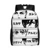aAttack-on-Titan Attack Heroes Schoolbag Ladies Sporty Fashionable Mochila Large Capacity Laptop Bag Back To School Season