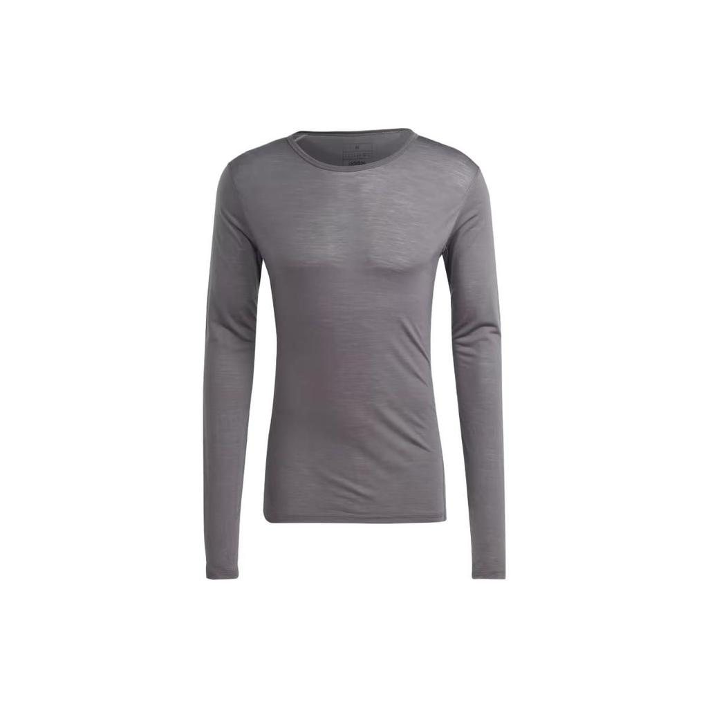 adidas Terrex Xperior Merino 150 Baselayer Long Sleeve Tee Grey Five Men Streetwear HZ8560