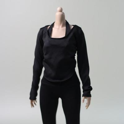 HAMRETHYPPZ Scale Costume for Scale Casual Daily Long Sleeve and Tops and Shoes Not 1/6 1/6 Figures, Women's Sweatshirts, Tops, Tops, Off-the-Shoulder