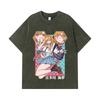 275 GSM Washed T-shirts 100% Cotton My Dress Up Darling V3 Marin Print Unisex Heavy Cotton T Shirt