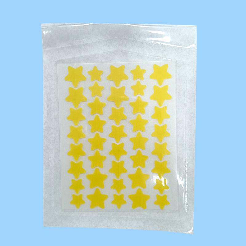 40-Star Acne Patches: Cute Hydrocolloid Covers for Absorbent Pus Removal, Anti-Acne Day & Night Use