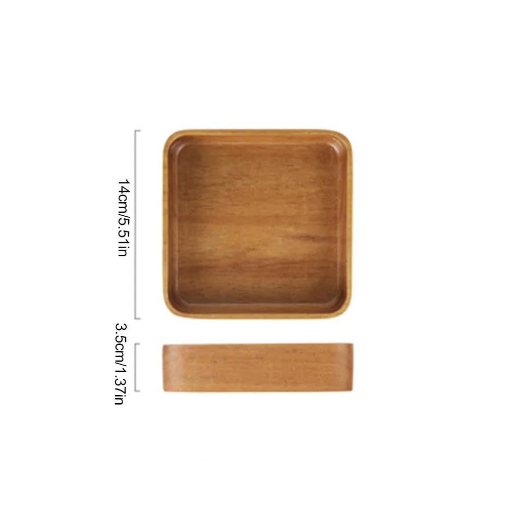 Solid Wooden Snack Box Chinese Style Multi-grid Dried Fruit Tray Organizer Multifunctional Innovative For Living Room