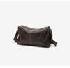 Men's Genuine Leather Crossbody Shoulder Bag - Soft Cowhide Backpack, Casual Horizontal Design